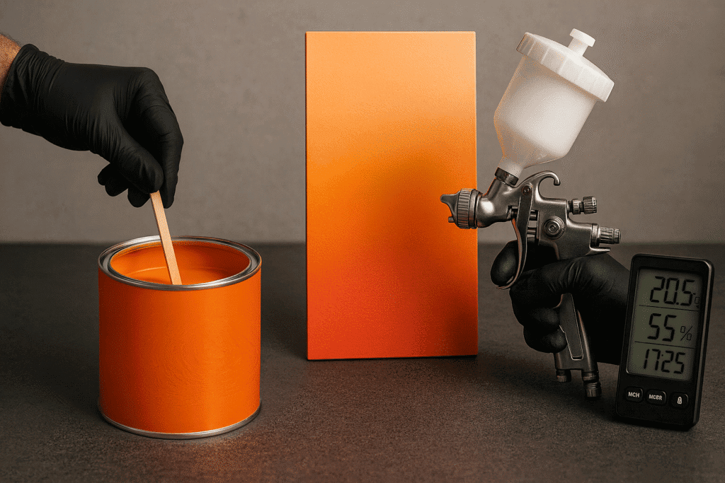 Ngjyra perfekte në lyerje profesionale